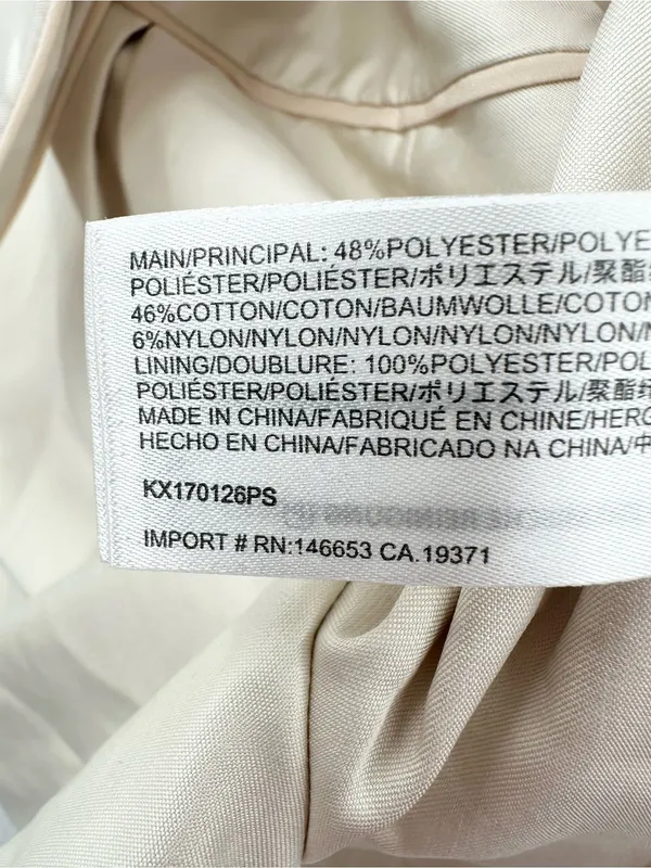 Keepsake The Label Coming Home Tie Front Cutout Romper Cream/Sand‎ Size Small - Image 4