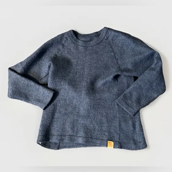 Paka Royal Alpaca Blend Sweater Womens Small Gray Handmade Pullover - Image 7