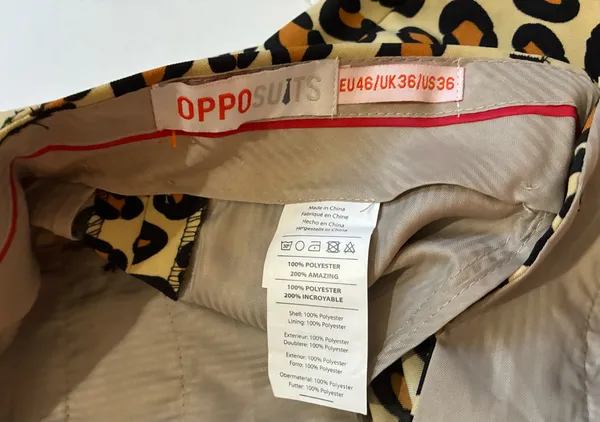 Pants vest opposuit leopard Size s - Image 3