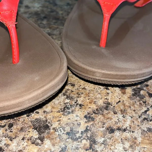 FitFlop red sandals women’s size 8, (worn a few times) without box - Image 2