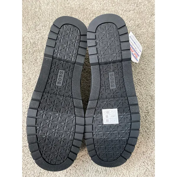 New Skechers BOBS Chill Lugs Central Look Black Loafers Women’s Size 8.5 - Image 4