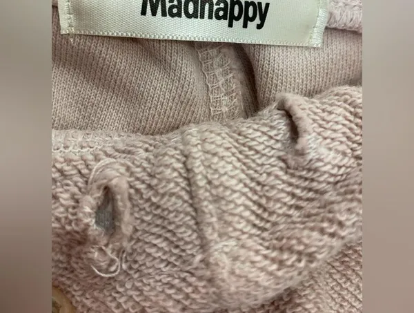 Madhappy Sweatpants Terry Pink Peace size XS NEW W/ Manufacturer Flaws - Image 9