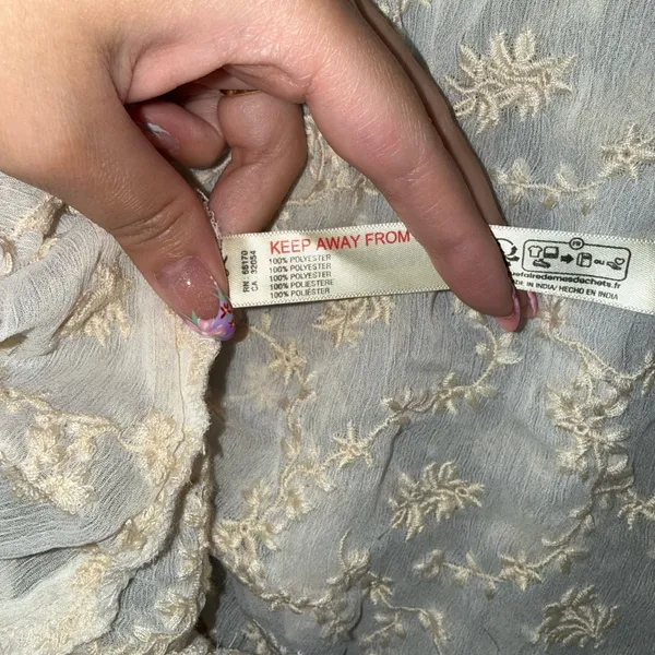 NWT $68 Anthropologie Ivory-Colored Lace Detailing Mini Pull-On Skirt XS - Image 8
