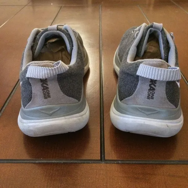 Hoka Humana flow wool dark gray gray sneakers women size 10 - Image 2
