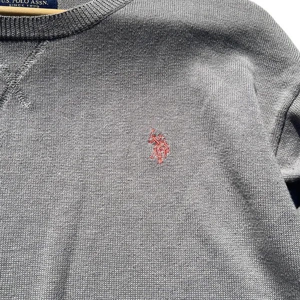 US Polo Assn. Superior Quality Gray Sweater Size‎ Small - Image 6