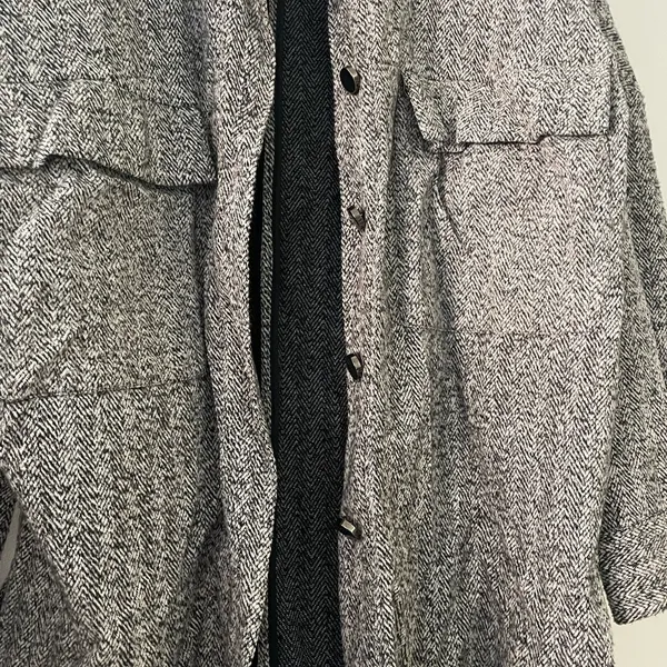 Zara Gray Button-Up Shirt - Image 3