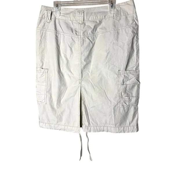 American Eagle Y2K Beach Cargo Tan Skirt Size‎ 2 NWT - Image 5
