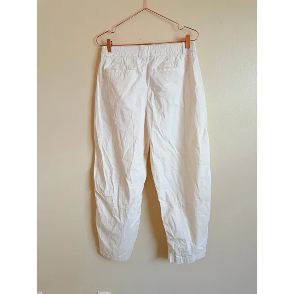 Abercrombie & Fitch Pants Women 4R White Pleated Tapered HR Chino Trousers‎ - Image 4