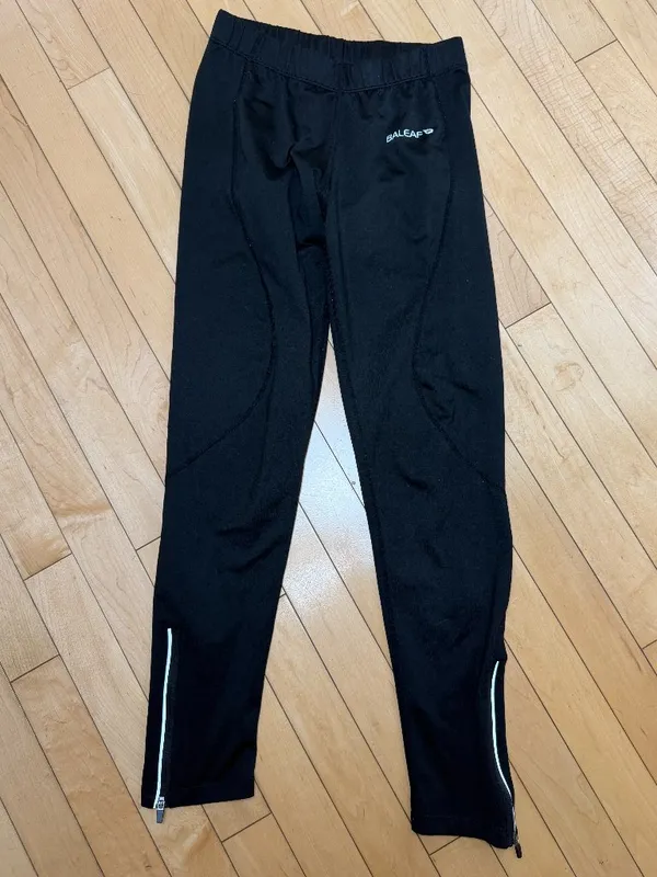 BALEAF Fleece Lined Running Sweat Lounge Pants Black Size XS Black - Image 2