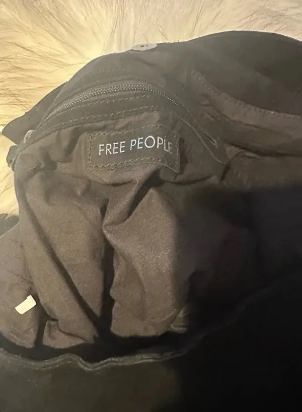 NWT Free People Bobbi Slouch Suede Tote In Black $98 MSRP 100% Leather No refunds returns or cancellations - Image 10