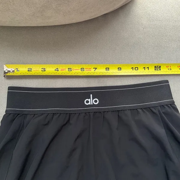 Alo Yoga Match Point Tennis Skirt Black S - Image 3