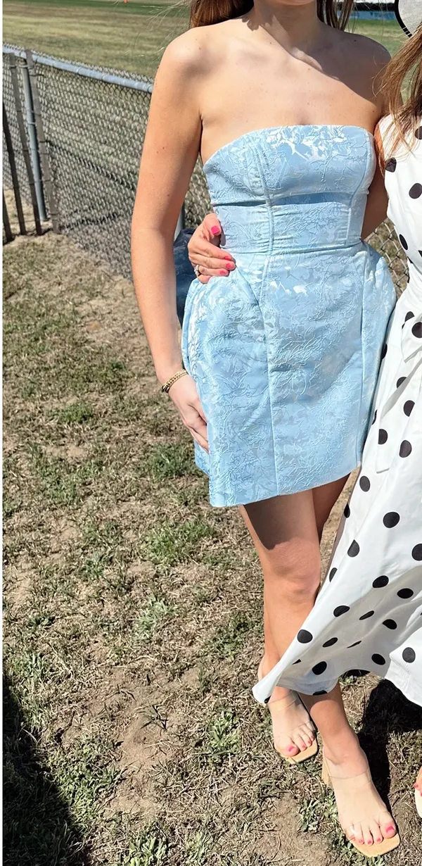 Selfie Leslie Blue Mini Dress - Image 2