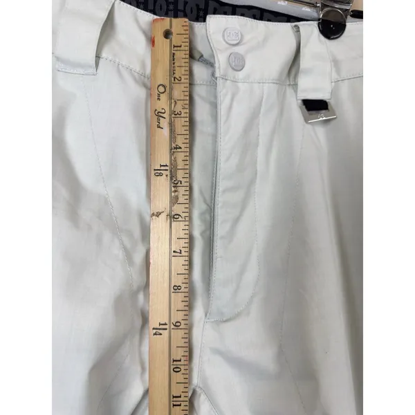DC Women’s Exotek 5K Series 5000 Snow Pants Ski Snowboard Winter Gray Cream L - Image 13