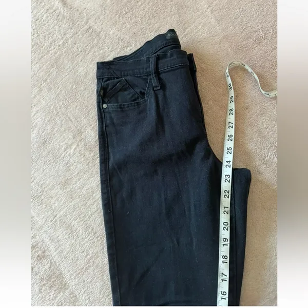 Rock‎ & Republic Women's Kendall Straight Leg Black Denim Jeans Size 10 - Image 12