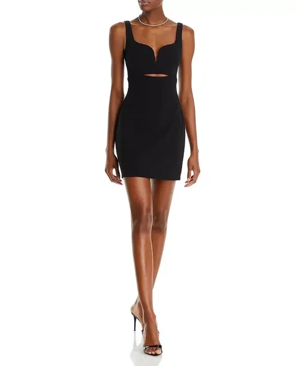 AQUA Dress Mini Black - Image 2