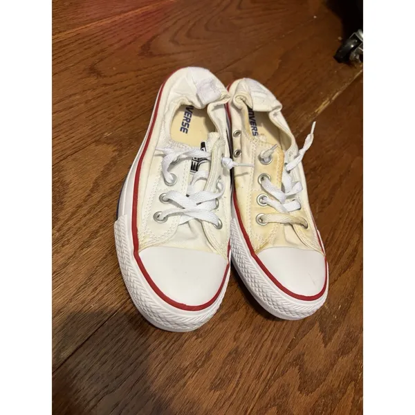 Converse Chuck Taylor All Star Shoreline Sneakers White Womens Size 8 Slip On - Image 4