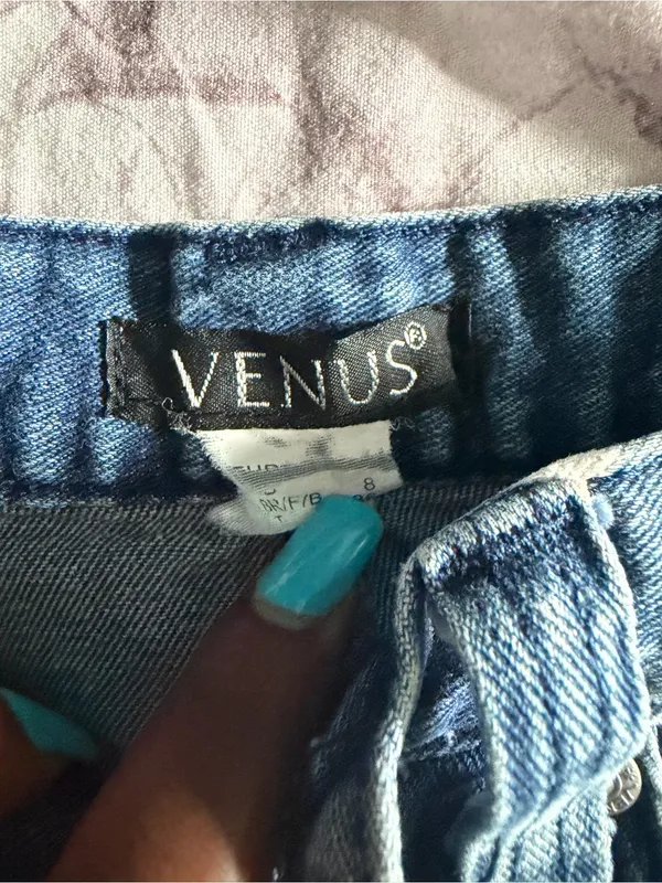 VENUS Denim Blue Jean Shorts - Image 2