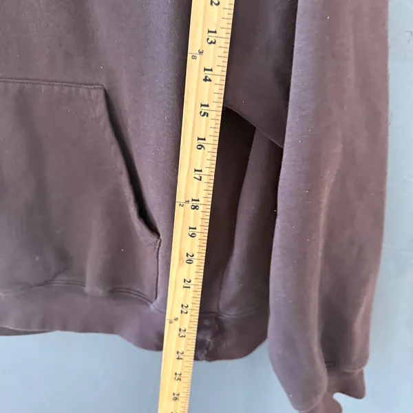 Jansport Vintage Y2k 00's 90s CSU Hoodie Brown Pink Pullover Sweatshirt‎ M - Image 8