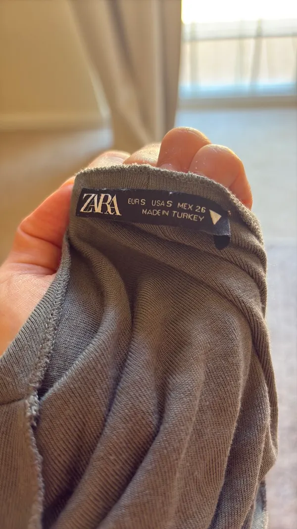 ZARA Crop Top green  - Image 3
