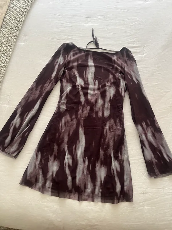 Princess Polly Lukea Long Sleeve Mini Dress - Image 4