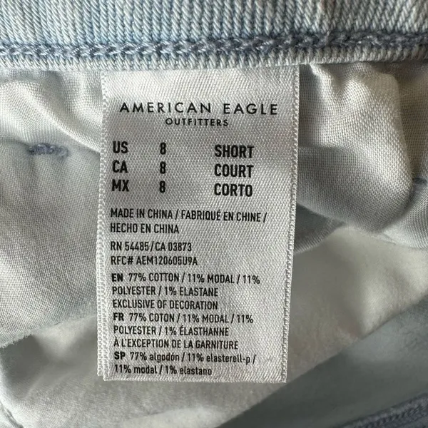 American Eagle Outfitters Mom Jeans Ripped High Waist Size 8 Short - Image 8