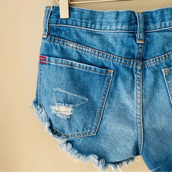 BDG by Urban Outfitters Boyfriend Low-Rise Denim Shorts Blue Sz 26 - Image 5