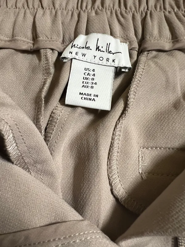 Nicole Miller Beige/Tan Shorts - Image 2