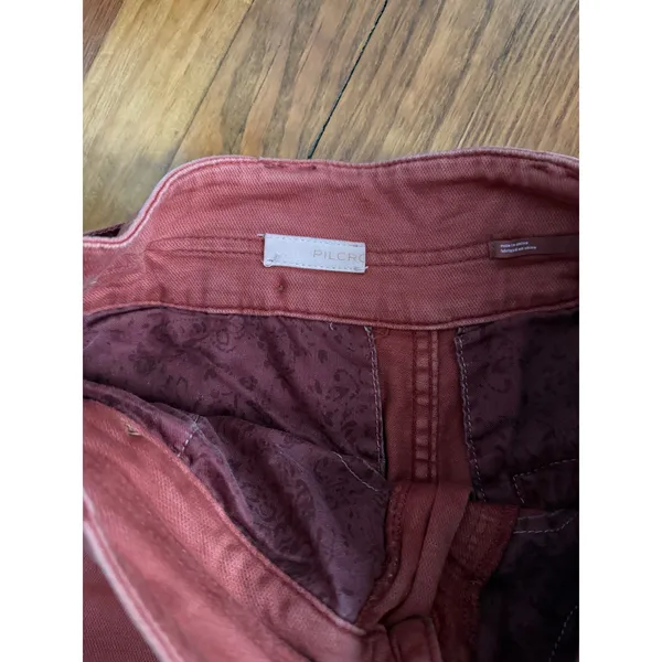 Urban Outfitters Pilcro High Rise Wide Leg Cargo Pants Terracotta size 27 - Image 10