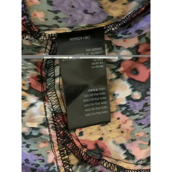 Urban Outfitters M Floral Mini Dress Ruffle Hem Cottagecore Festival Boho Y2K - Image 5