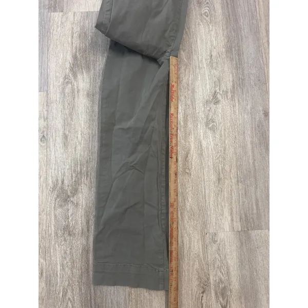 Marine Layer Bridget Crop Pant AOlive Green High Rise Wide Leg Size 4‎ - Image 8