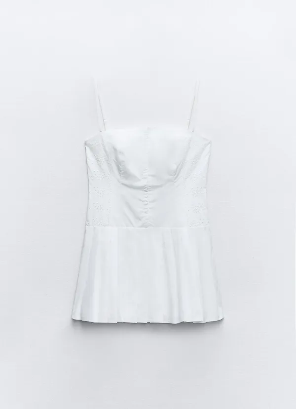 ZARA Embroidered Dress - Image 7