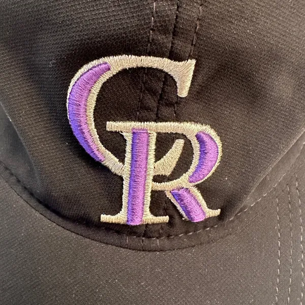 Nike Colorado Rockies‎ MLB Heritage86 Dri-FIT Adjustable Hat Black Cap Licensed - Image 2