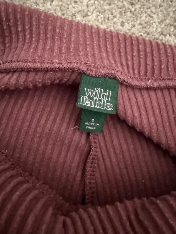 Wild Fable Purple Knit Lounge Pants - Image 3