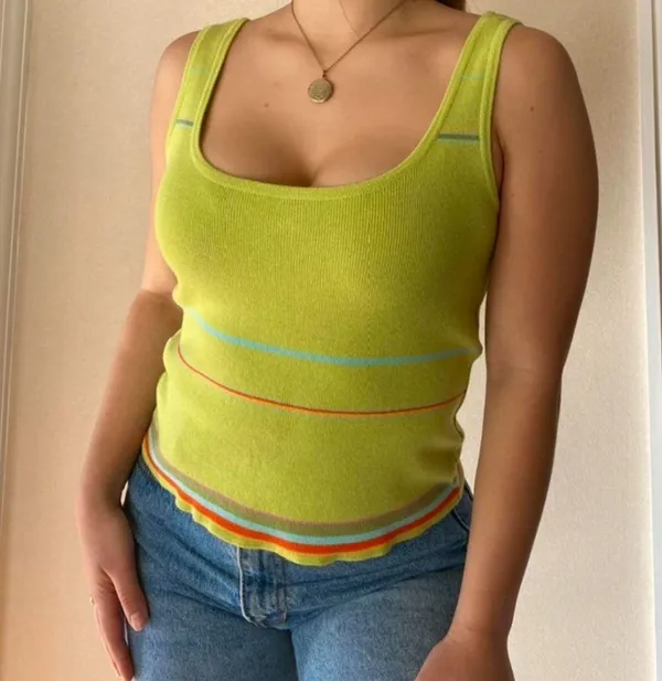 vintage Laurie B knit tank - Image 3