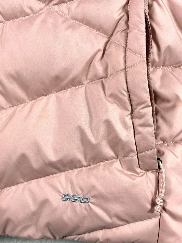 The North Face Vest Womens M Dusty Rose Pink 550 Down Puffer Quilted Zip Outdoor - Image 6