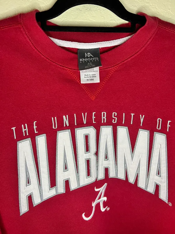 University of Alabama red crewneck sweatshirt - Image 3
