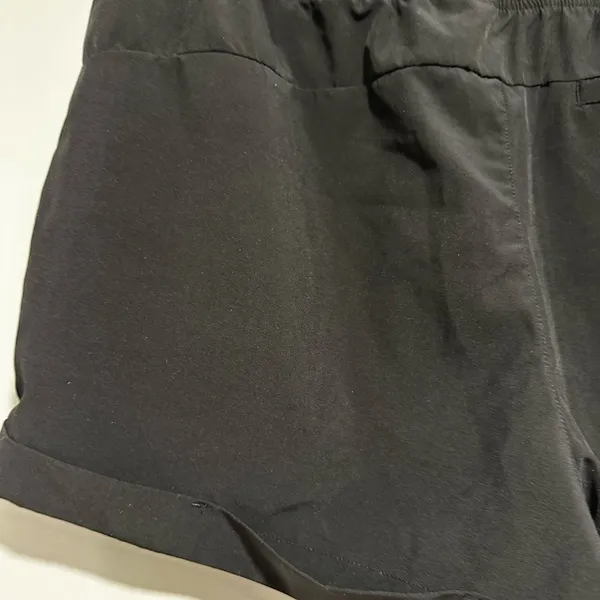 90 Degrees by Reflex Black Running Shorts Women's Size XL. Folded Hem. Pockets. - Image 8