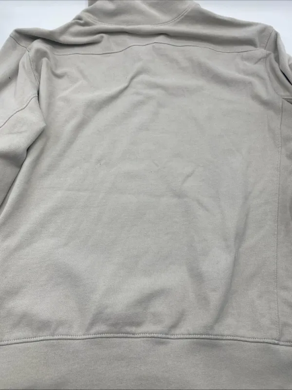 PACT Sweatshirt Women Organic Cotton Quarter 1/4 Zip Relaxed Pullover Medium - Image 4