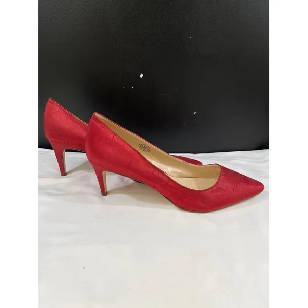 Nine West Elsmore Women's Red Shoes/Heels Size 10M SKU 5768 - Image 2
