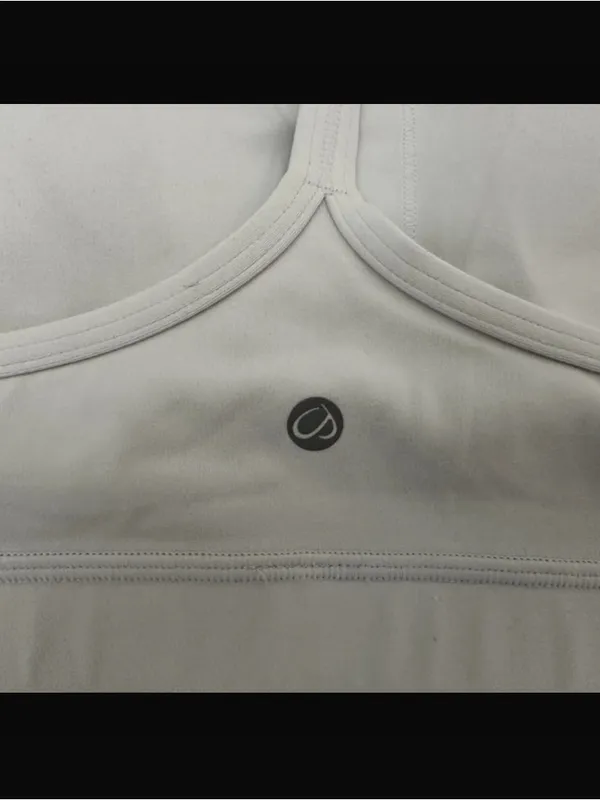 CRZ yoga white sports bra large - Image 3