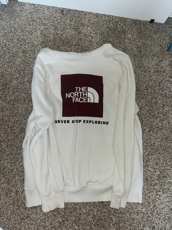 The North Face Cream Hoodie - Image 2