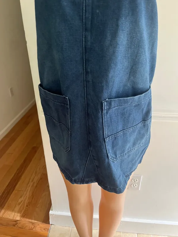 A New Day Free People Women's Cotton Overall Smock. - Image 4