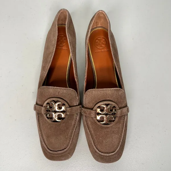 Tory Burch Miller Suede Loafers Size 7 - Image 3