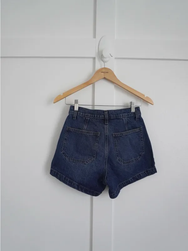 Reformation Alyssa Stretch High Rise 3.5” Jean Shorts Anguilla - Image 5