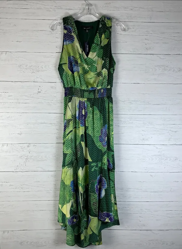 White House Black Market Floral Hi-Lo Midi Maxi Dress Size 2 NWT - Image 5