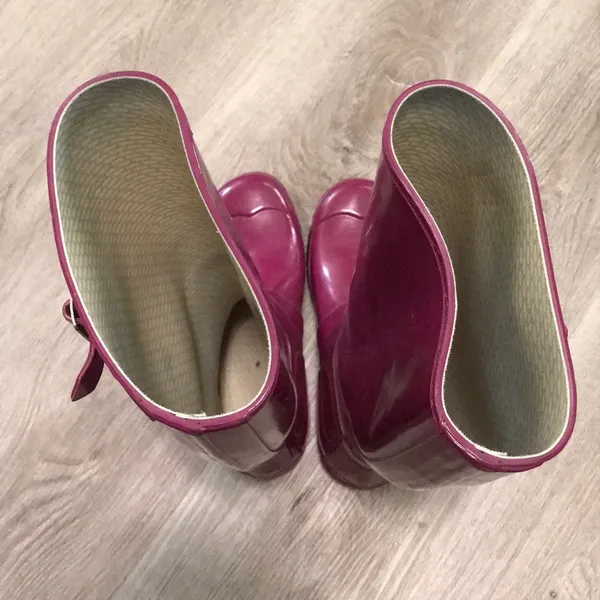 Hunter Original Gloss Rain Boots Magenta Purple - Image 8