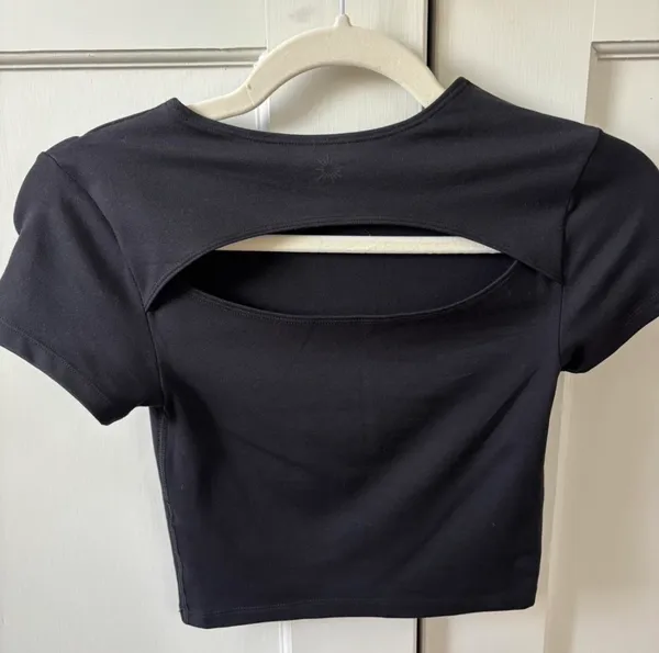 Aerie Black Athletic Top - Image 2