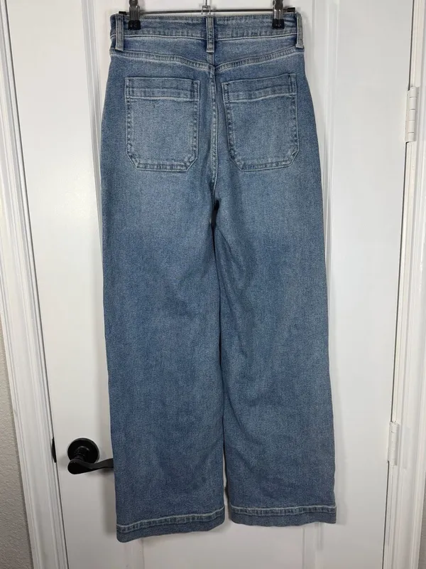 Altar'd State JBD by Just Black Denim The Patch Pocket Wide Leg Jeans Size 24 - Image 4
