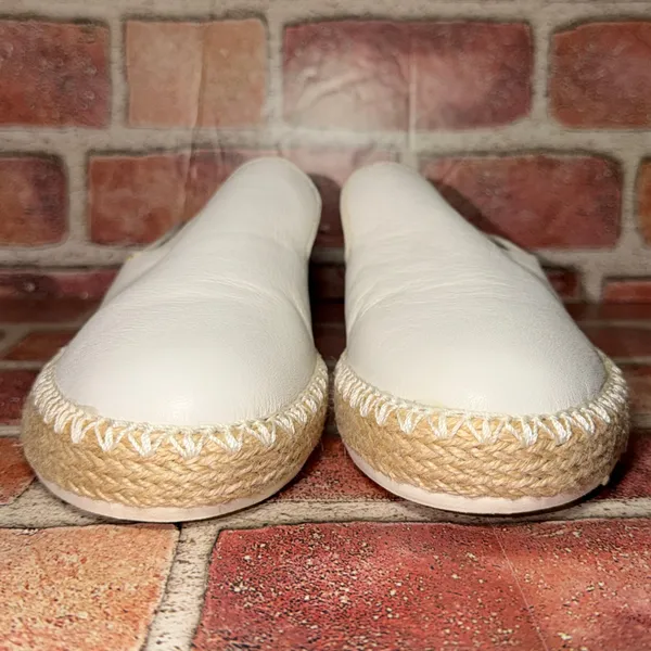 Pre-Owned Dr Scholl's Sunnie Mules Leather White Beige Breathable Size 7M Women - Image 3