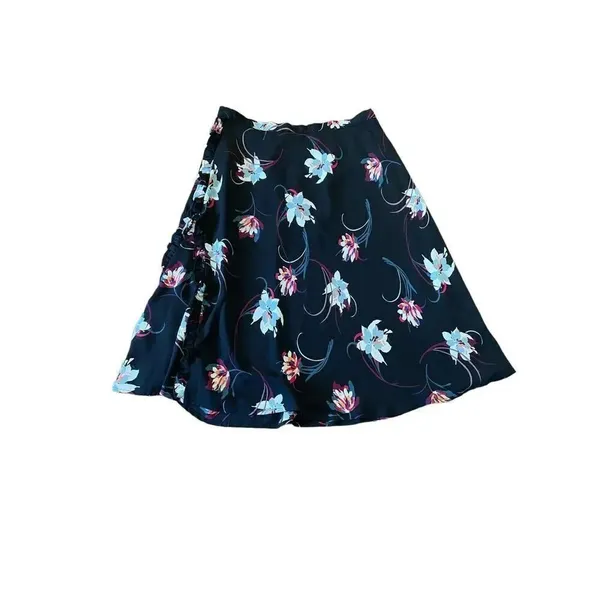 Anthropologie w5 Lillium floral ruffle detail skirt medium - Image 4